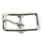 1  HILASON NICKEL PLATED CENTER DIE CAST CENTER BAR BUCKLE HORSE WESTERN TACK