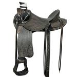 WD85BKRO HILASON BIG KING WESTERN WADE RANCH ROPING COWBOY TRAIL SADDLE 15 16 17