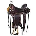 RS106DB HILASON BIG KING WESTERN WADE RANCH ROPING COWBOY SADDLE 15 16 17